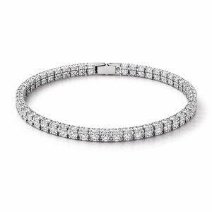 Classic White Gold Diamond Tennis Bracelet - Sparkling White
